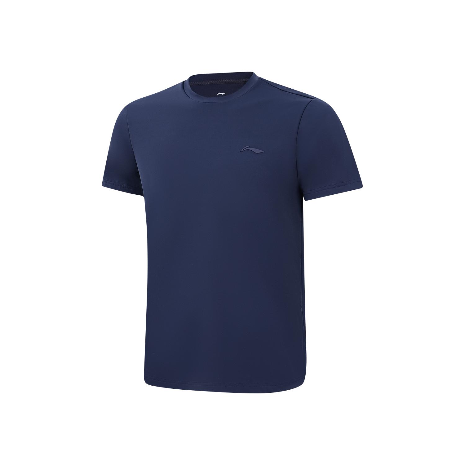 Li-Ning Classic Simple Comfortable Versatile Breathable Short Sleeve T-Shirt Men tops ATSU889-3 M