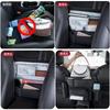 Car Seat Middle Hanger Storage Bag Luxury Auto Handbag Holder Between Seats Tissue Pockets Storage and Organization Bag