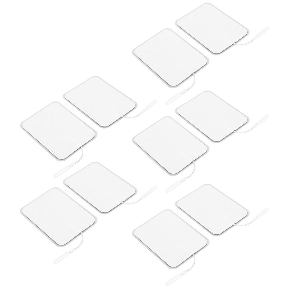 10Pcs 7x10cm Electrode Patches Reusable TENS Unit Replacement Pads Sticky Hydrogel for
