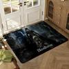 Blood-borne game Floor Mat Soft Thickened Absorbent Non-Slip Bedroom Living Room Door Mat Home Decor Flannel Rugs