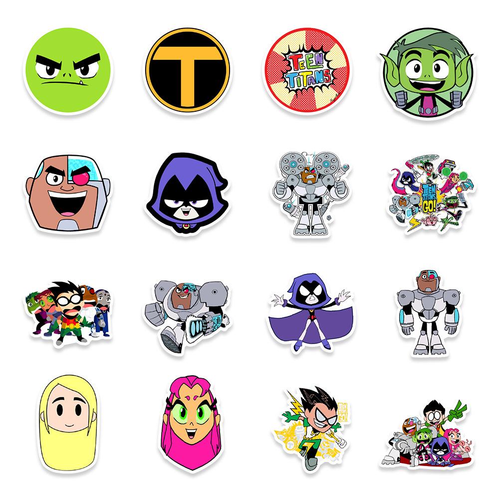 50 Anime Teenager Titan Graffiti Stickers Car Suitcase Computer Mobile Phone Decoration Stickers