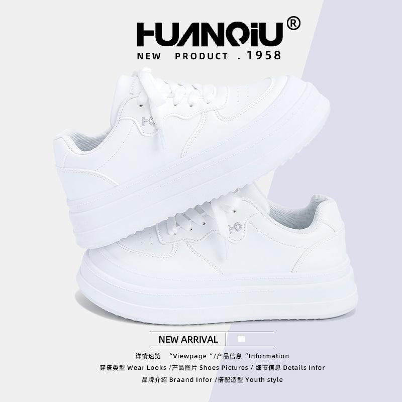 Global little white shoes women's ZHQ5937 new summer breathable versatile shoes student platform sports board shoes women