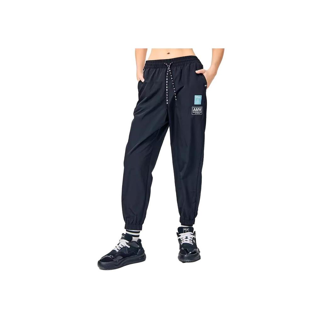 New Mihara Yasuhiro X FILA MIHARA YASUHIRO Collaboration Collection Knitted Sweatpants Women's Black F11W133804F-BK