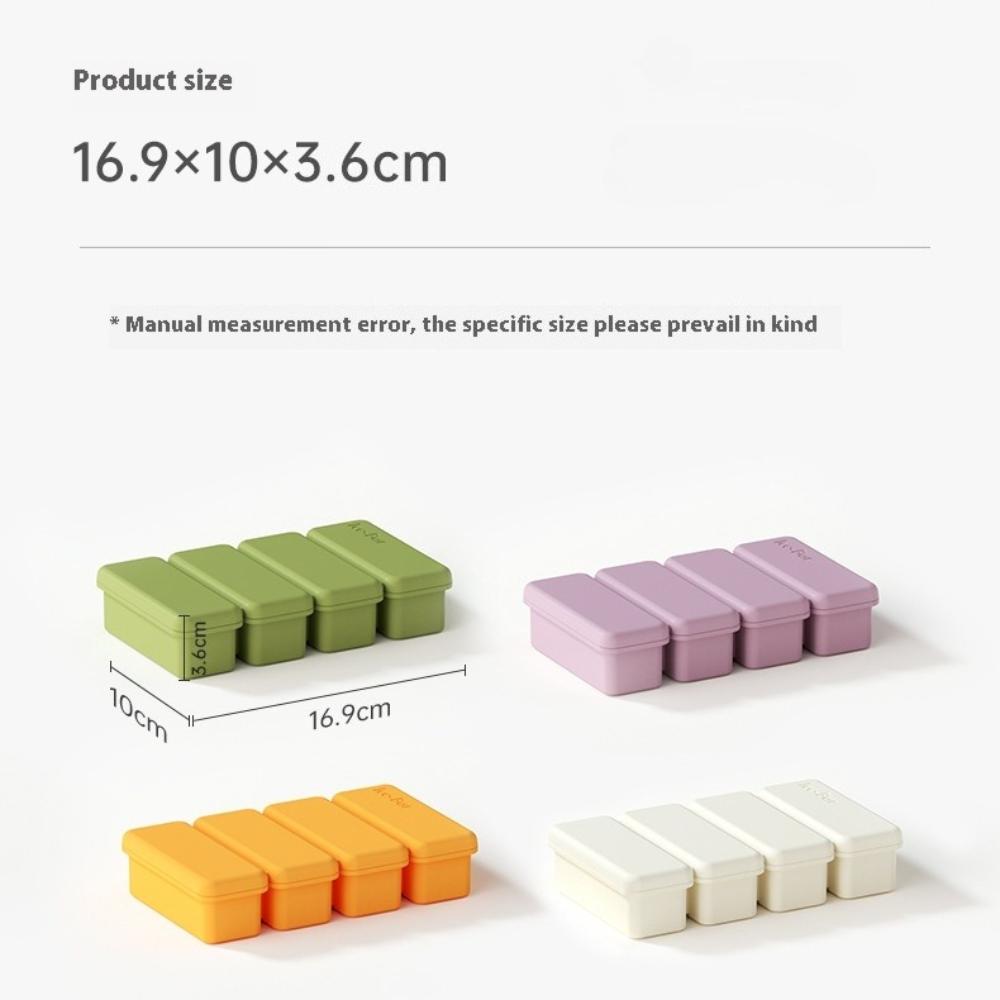 Ice Mold Food-Grade Silicone Large Ice Cube Tray with Lid Versatile Bar Ice Mould for Cocktails Baby Food Storage