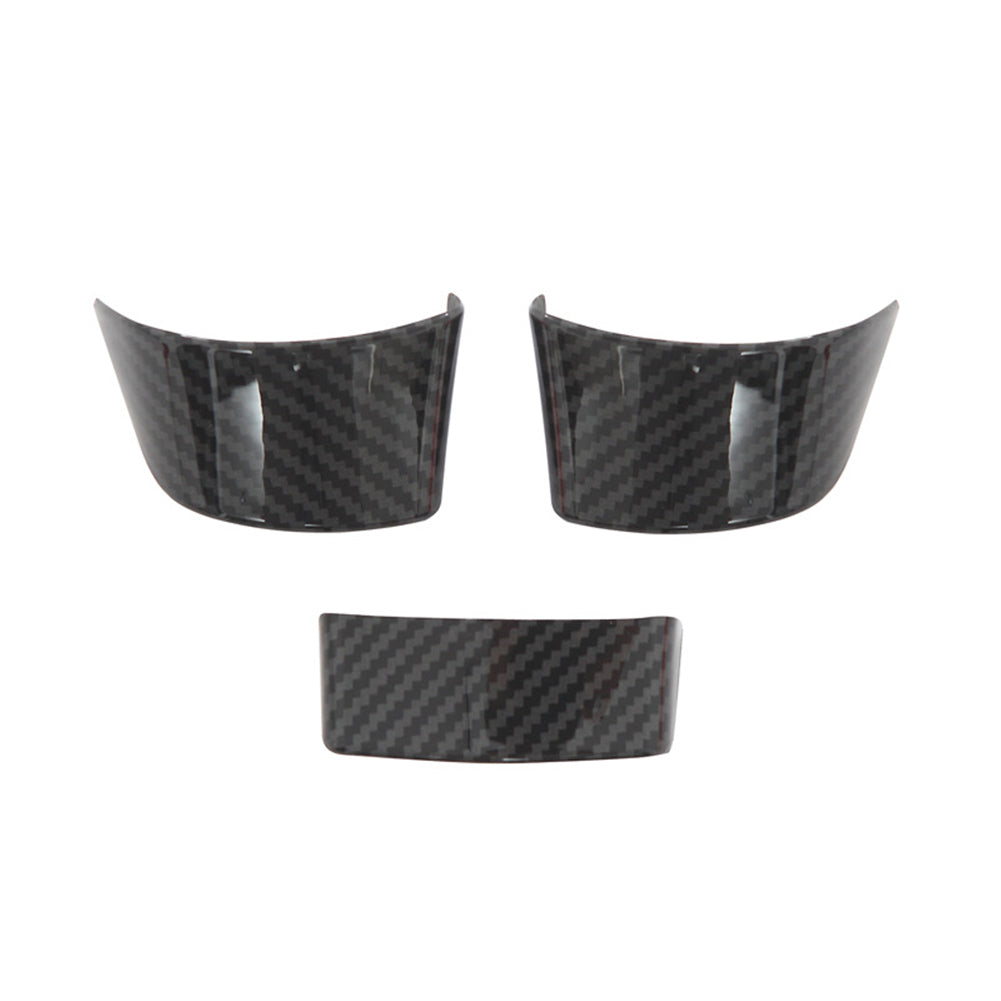 1/2/3 stk Dekorasjonsdeksel Klistremerke for Ratt til Bil For Volkswagen VW Golf 5 MK5 Passat B6 Jetta Tiguan 2007-2011 Tilbehør