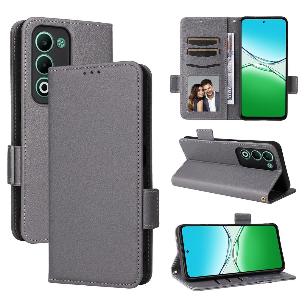 Flip Cover for OPPO A5 PU Leather Full-Body Protection With [RFID Blocking] Shockproof Durable Retro Phone Case