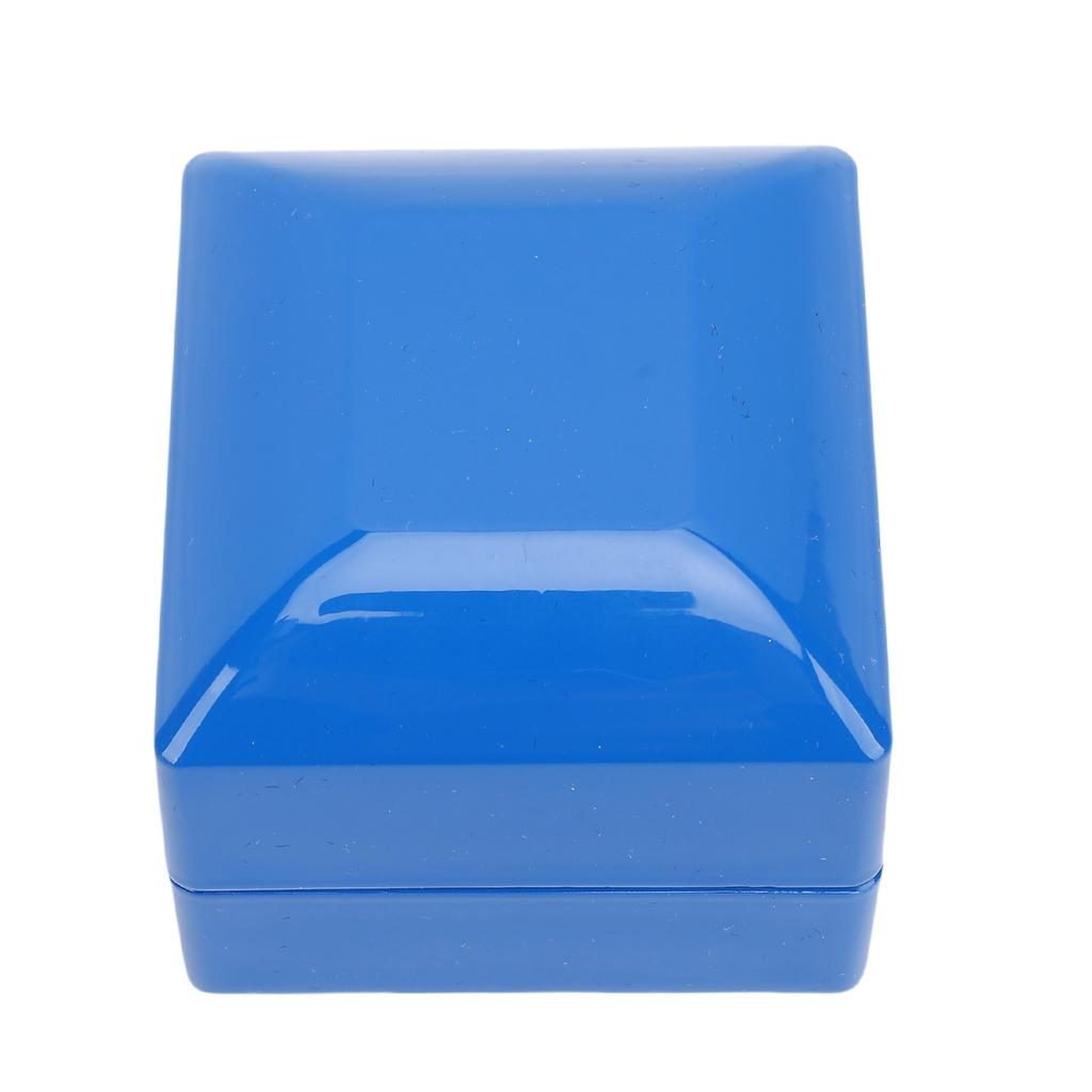 LED   Box Luxury High Gloss Finish Jewelry Display Engagement   Box with Light for Proposal Wedding