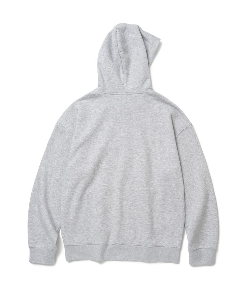 Brushed Oversized Hooded Sweatshirt [M/Grey]
