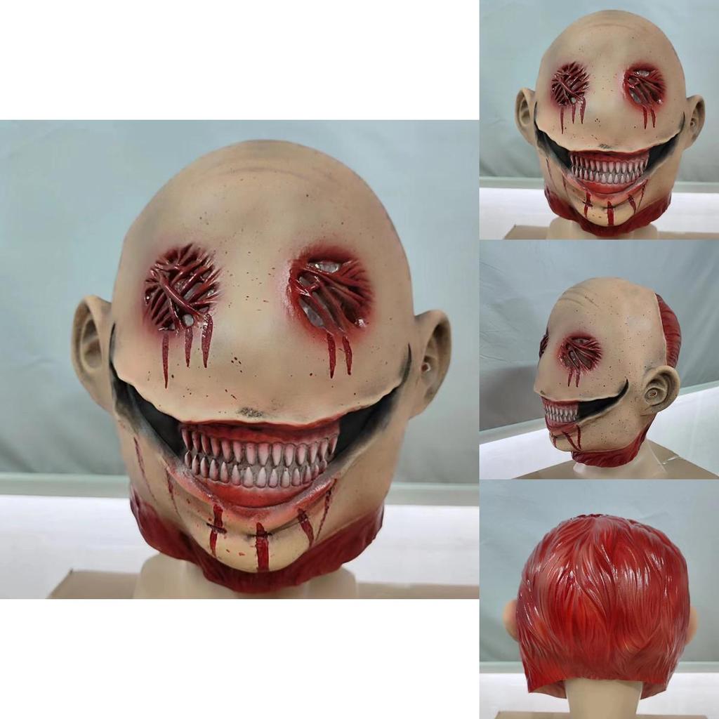 Maska Klauna Horroru z Lateksu na Imprezę Halloweenową i Cosplay