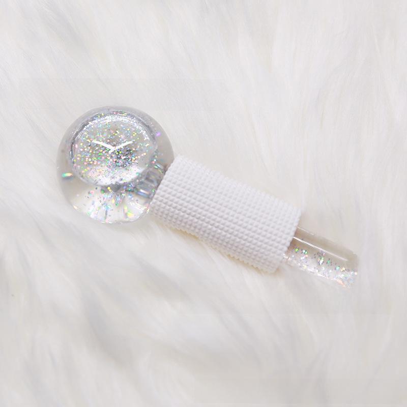 In-Stock Rose Quartz Ice Wave Facial Massage Beauty Ball