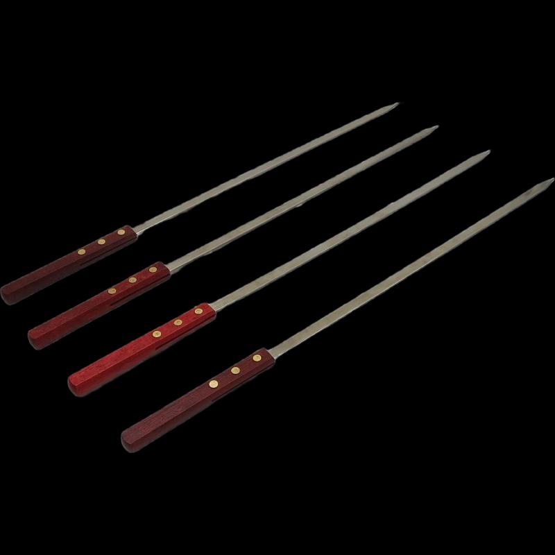 OEING Stainless Steel BBQ Skewers 40cm L x 1cm W