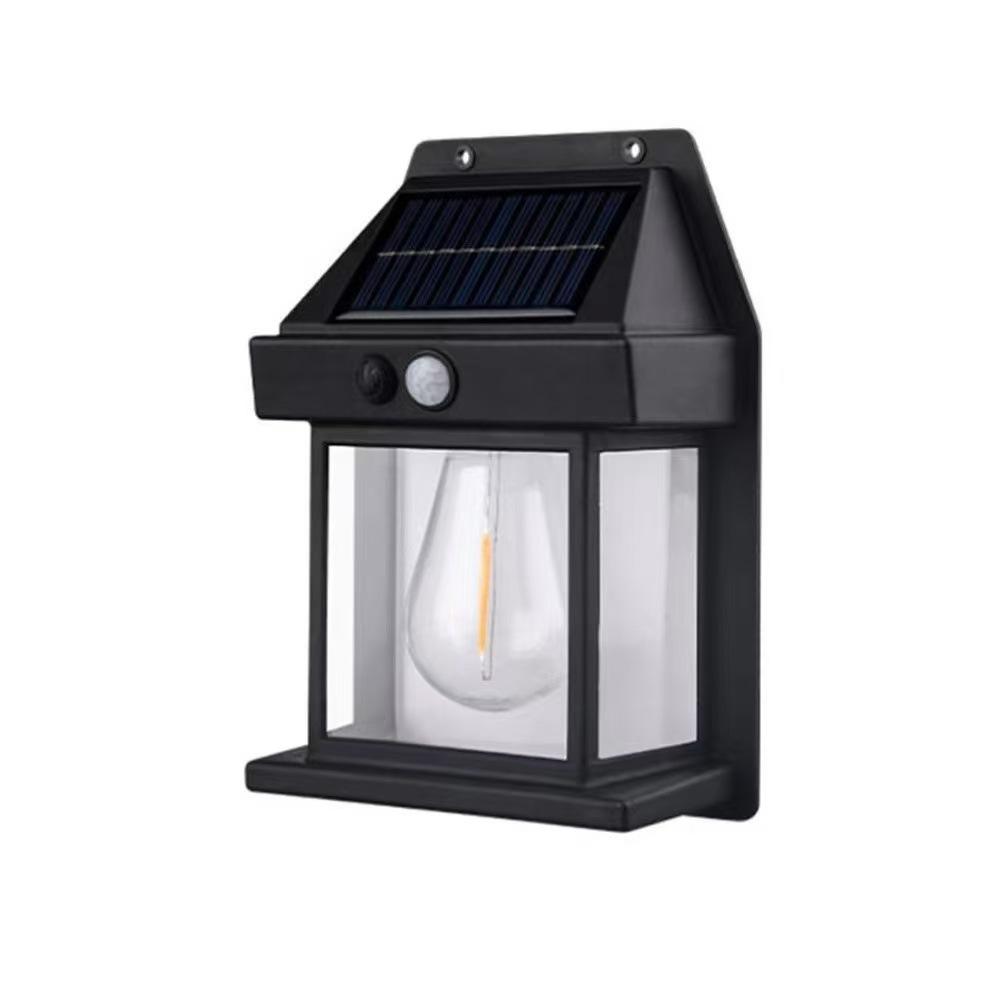 

3 Lighting Modes Waterproof Courtyard Garden Decoration Lantern Solar Tungsten Night Lamp Intelligent Motion Sensor Wall Lamp 0-5W