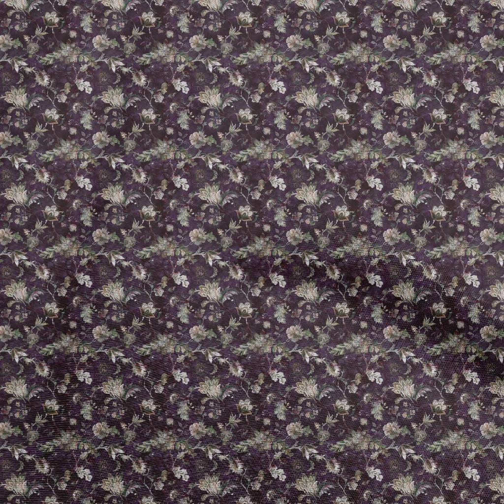 oneOone Cotton Flex Dark Blue Fabric Batik Sewing Fabric By The Yard Printed Diy Clothing Sewing Supplies 40 Inch