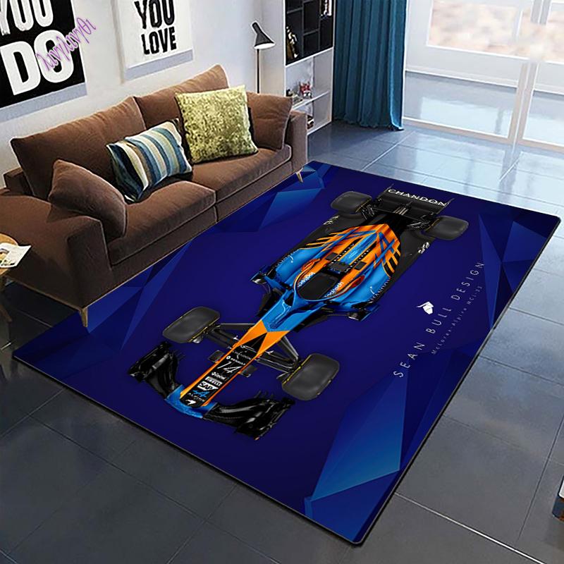 Racing Supercar Large Rug for Living Room Auto Parts Black Carpet Bedroom Area Rug Bathmat Soft Rug Home Decoration