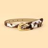 Ladies Thin Belt Simple Decorative Dress Pin Buckle Pu Belt