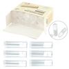 Coin Collection Box Plastic Protection 10 Pieces Clear