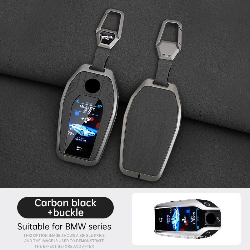 BMW 7 Series LCD Key Metal Case, X5 Remote Control Bag, 6GT Smart Touchscreen Protector