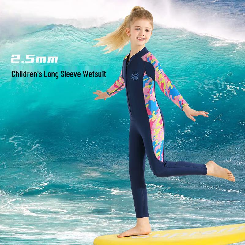 WEZHO 2.5mm Kids Long Sleeve Wetsuit