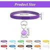 12pcs Bell-Equipped Kitten Collars Multicolor Pet ID Bands Portable Bell Collars  Pet Supplies