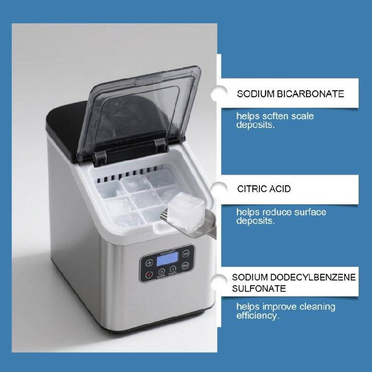 10pcs Ice Machine Descaling Tablets Professional Strength Ice Maker Cleaner For Spotlessly Interior And Clean Ice Making