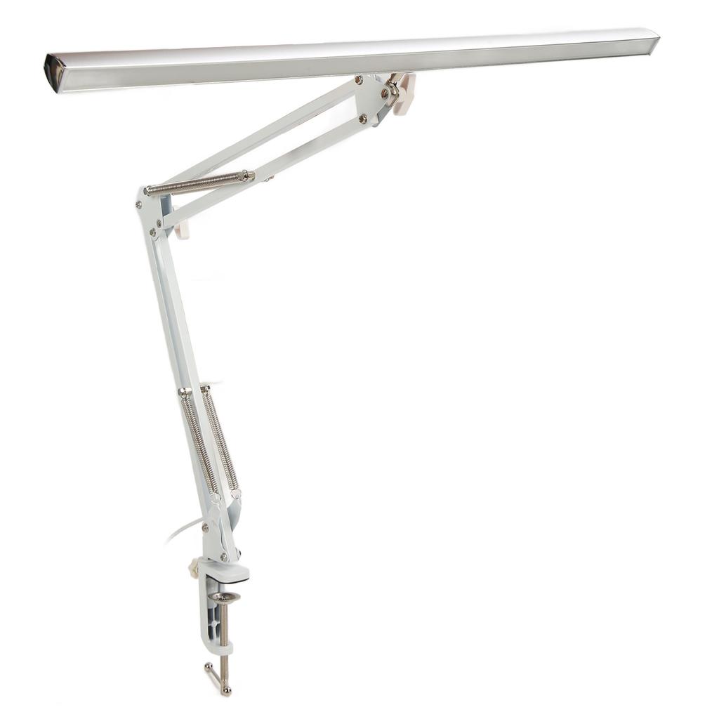 LED Beauty Lamp with Clamp Clip On Desk Lighting Swing Arm Adjustable Brightness Salon Lamp for