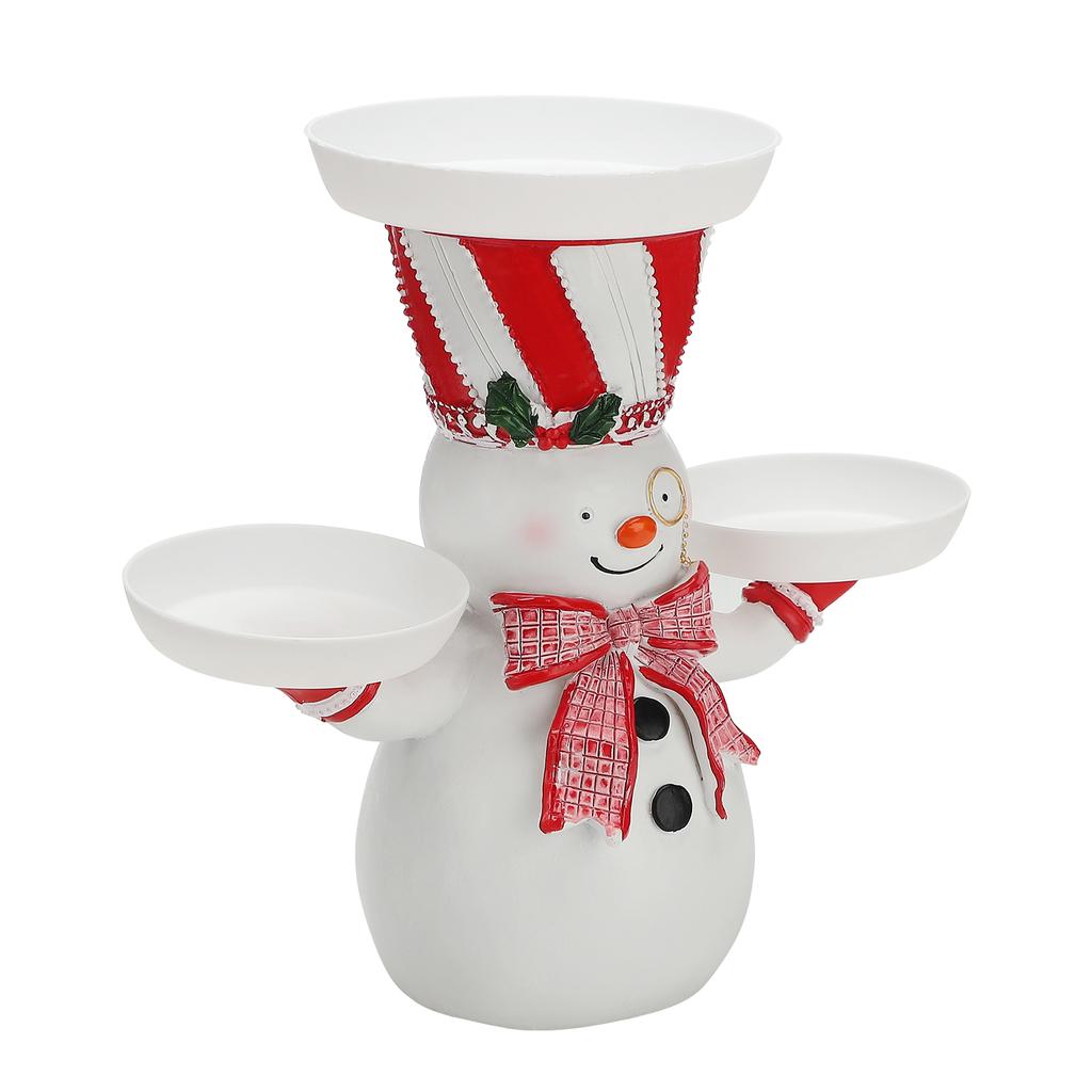 Christmas Snowman Snack Holder Stand