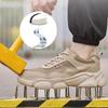 Oulylan Anti Puncture Protection Boots Outdoor Lightweight Labor Footwear For Working Men Wear-Resistant Breathable Safety Shoes
