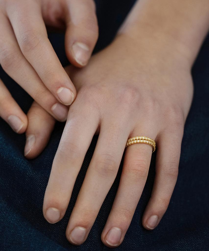 Tatiana (Silver 925) Simple Line Cubic Tennis Ring Cr1853