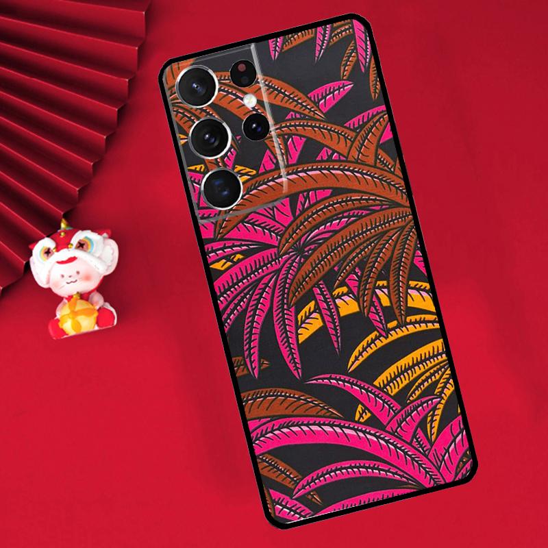 African Wax Print Design Case For Samsung Galaxy S25 S26 Ultra S22 S23 S24 Ultra S20 S21 Plus S10 S25 FE Cover Funda