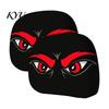 Universal Fit Headrest Covers 2Pcs Spooky Car Covers, Cartoon Evil Face Auto Seat Funny Accessories Protectors, Elastic Protectors for Cars