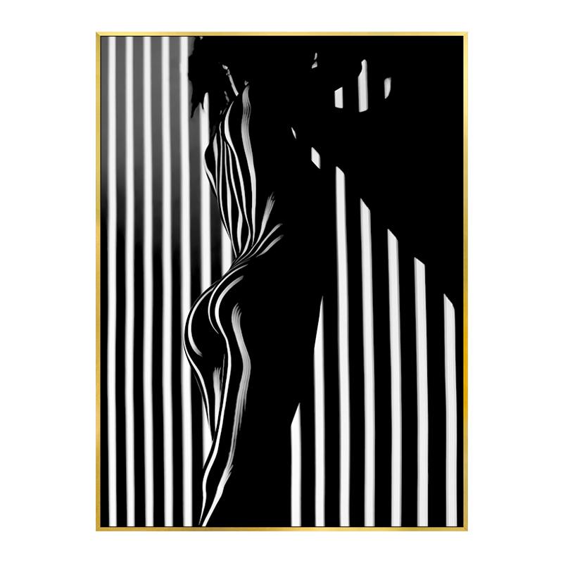 

Сучасна мода, чорно-біла сексуальна оголена жінка, фотографія, плакат, декоративні картини, полотно, настінне мистецтво, зображення кімнати, домашній декор 21x30cm No Framed