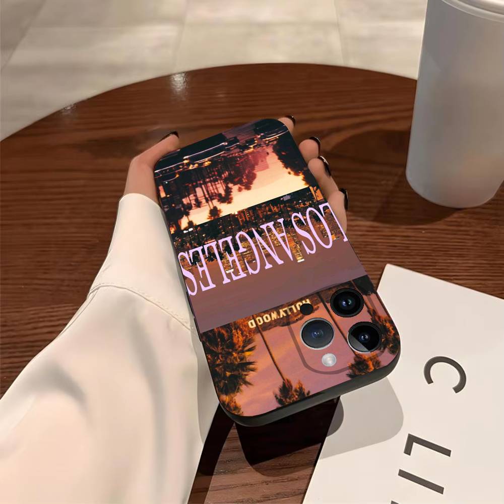 

California Travel Los Angeles Phone Case For iPhone 17,16,15,14,13,12,11,Pro,MAX,Plus TPU Soft To Skin-friendly Cover iPhone12