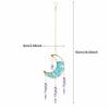 Crystal Sun Catcher Prism Colorful Wind Chimes Creative Moon Catchers  Yard Garden Decor