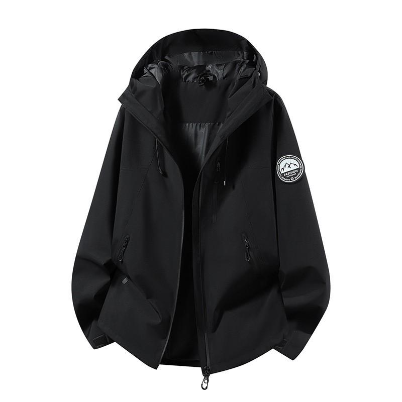 Men Women 3-in-1 Waterproof Windproof Hiking Jacket With Fleece Inner Layer Winter Outdoor Mountaineering