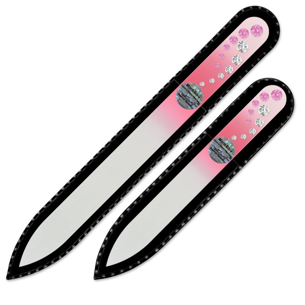 2-piece Nail File Set with Crystals for Women COC-MS