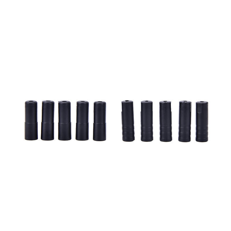 100Pc 4/5Mm Bike Bicycle Plastic Speed Chaning Brake Cable Wire Tips Caps Crimps