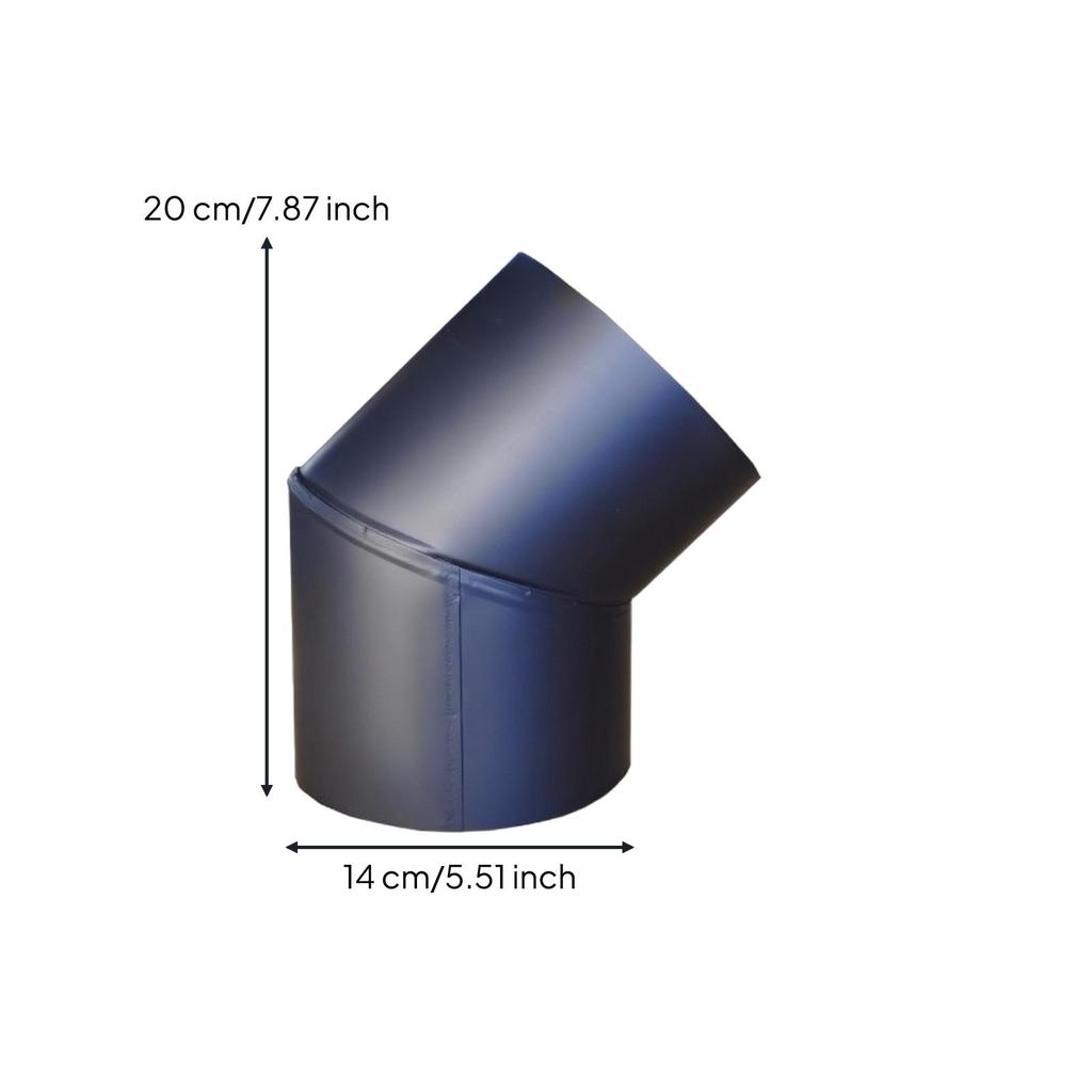 45Degree Chimney Elbow High Temperature Resistant WoodFired Fireplace 45 Degree