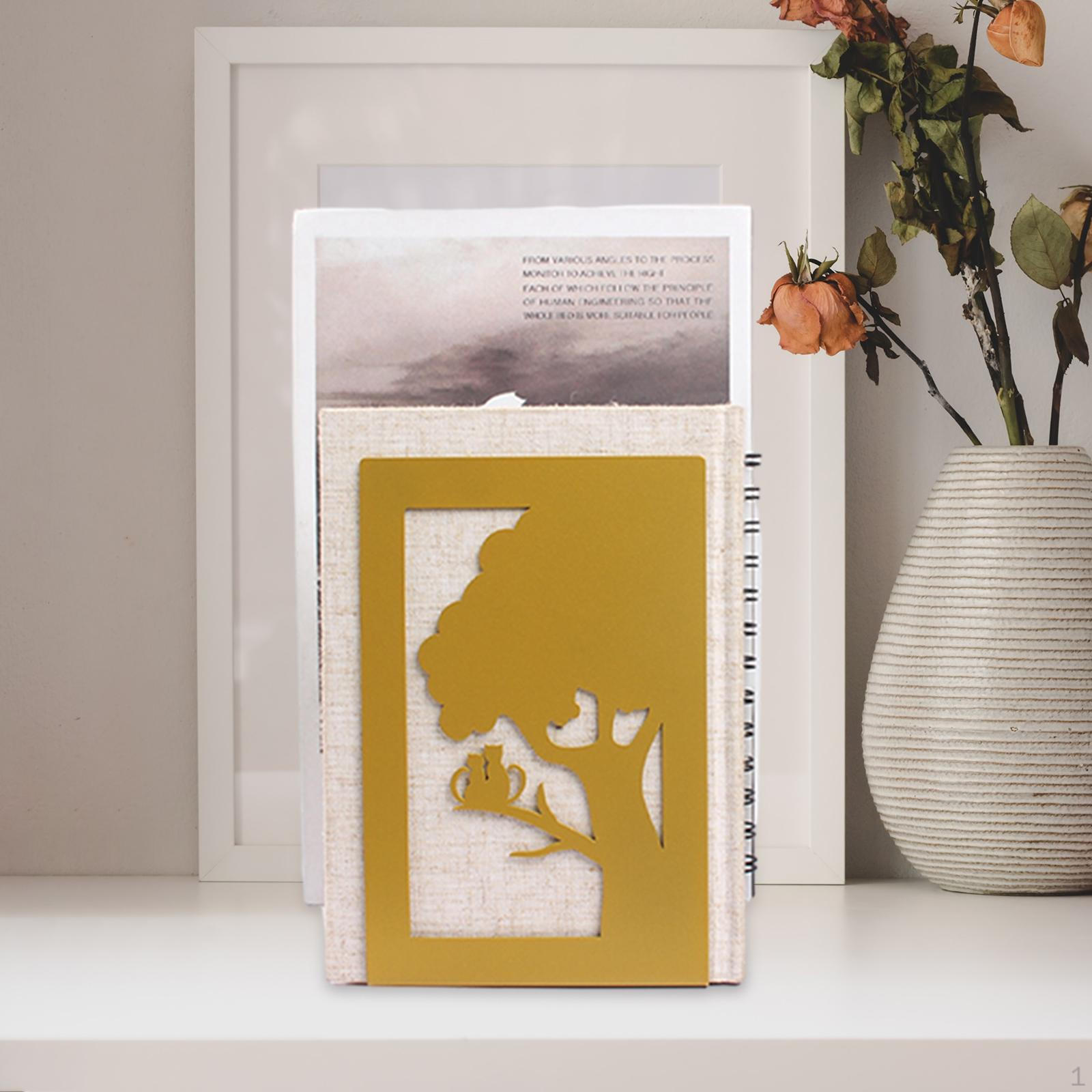 

Металлические подставки для книг, держатель для книг, книжная полка для дома, рождественская комната, виниловые пластинки Cats in Tree