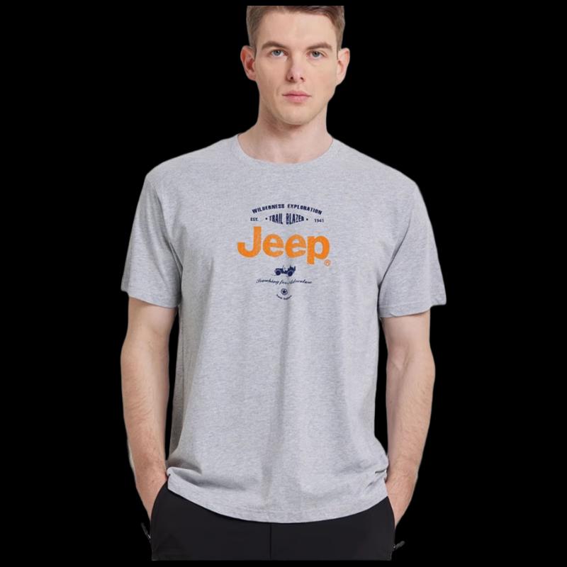 JEEP Men s Loose Fit Round Neck Short Sleeve T-Shirt XL