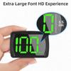 1 PC Universal Bil Head-up Display GPS Km/t HUD Digital Speedometer