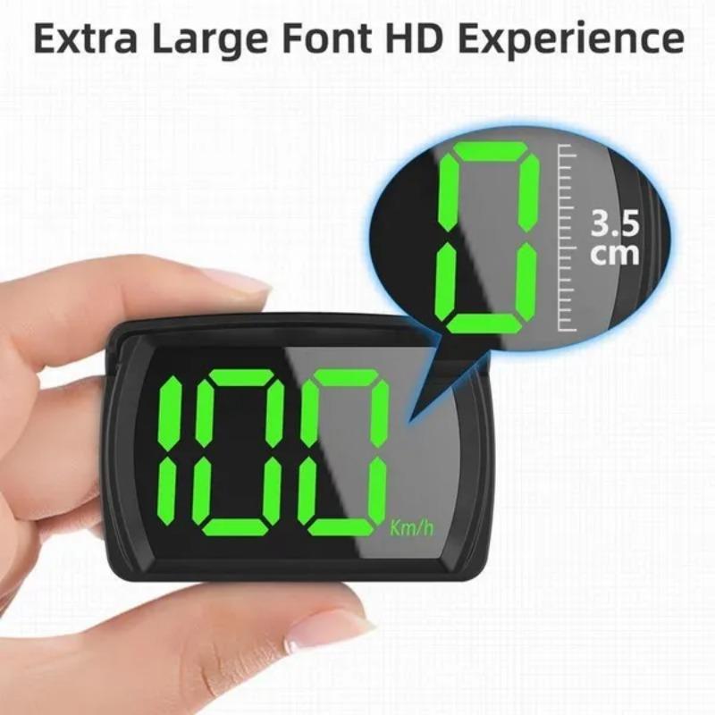 

1 шт. универсальный автомобильный проекционный дисплей GPS Km/h HUD цифровой спидометр чёрный