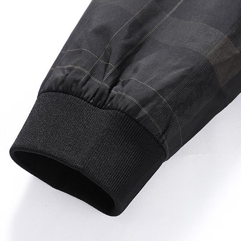 ROMON Men's Casual Plaid Jacket