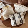 Elegant White Lace Makeup Bag Large Capacity Cosmetic Organizer Travel Toiletry Storage Pouch