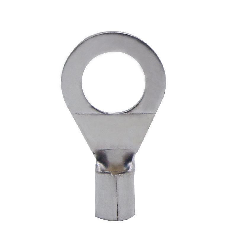 OT8-4L Round Copper Lug Cold Crimp Terminal, Brass Connector, 1000 Pieces