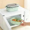 Portable Sealed Double Layer Leak Proof Bento Box with Cutlery Microwave Safe Kids Lunch Box Food Container Kitchen Accessory