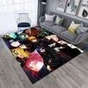 Japanese anime cartoon NARUTO's famous Uzumaki Naruto rug, soft decorative home furnishing, bedroom office chair pad, outdoor picnic carpet Y12