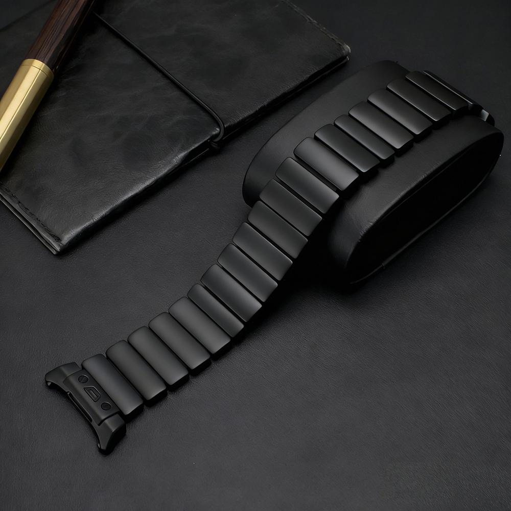 Curea Metalică Titan Business pentru Samsung Galaxy Watch Ultra 2025 47mm Curea de Mână Luxury din Cauciuc Pentru Galaxy Watch Ultra 2024 47mm