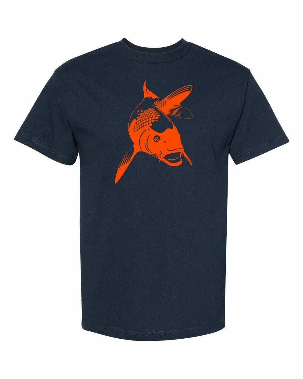 

KOI Unisex T-Shirt Navy S-XL FREE S&H! Japanese t/s XL