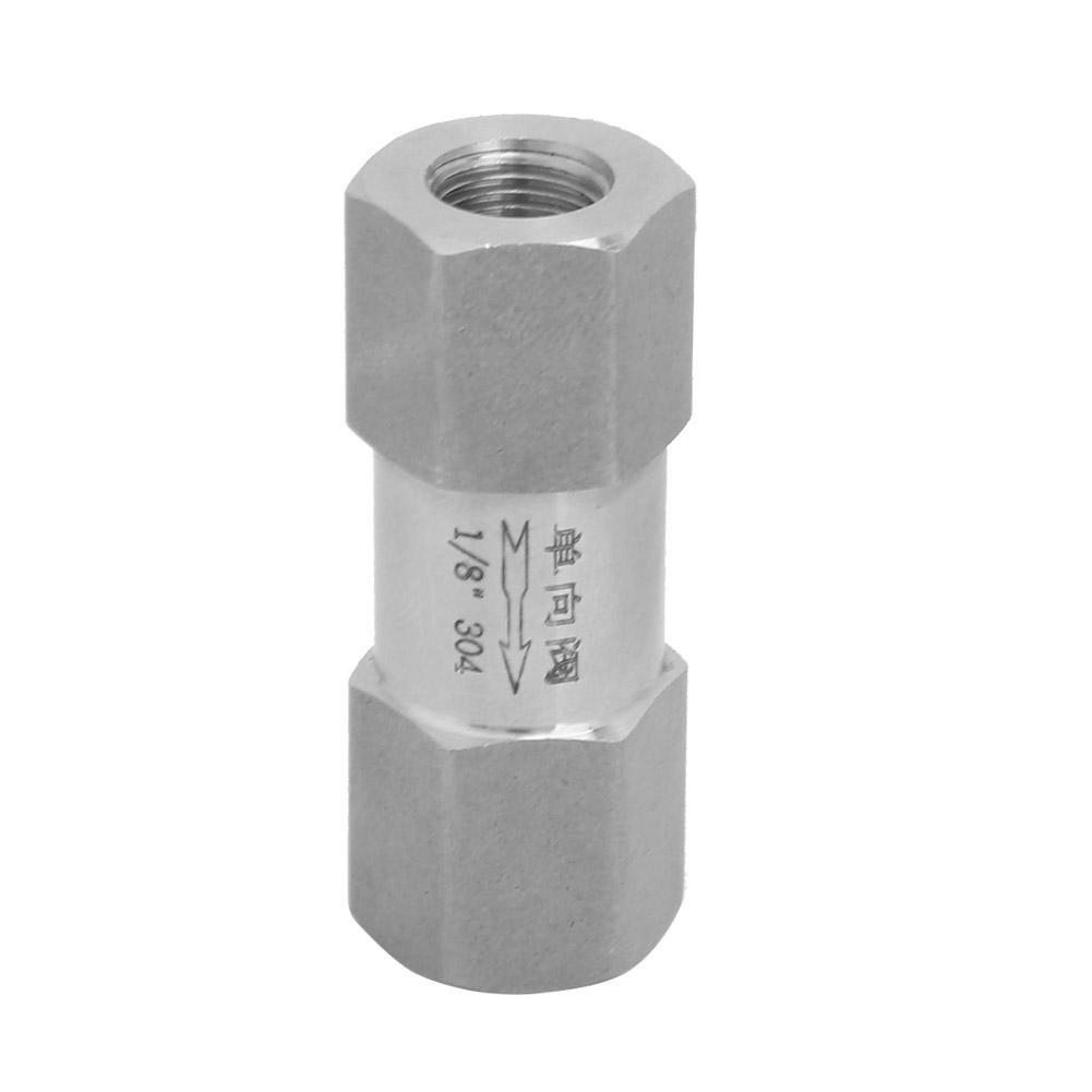 304 Stainless Steel Hex Split Check Valve High Temperature&Pressure Endurance(1 8in BSPP)