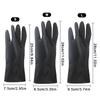 Hair Dye Glove Professional For Hair Styling And Dyeing Thick Latex Black Corrosion Resistance High Elasticity Hairdressing Tool